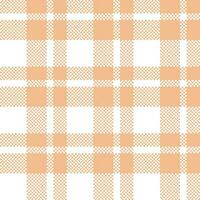 Tartan Plaid Vector Seamless Pattern. Checker Pattern. Seamless Tartan Illustration Vector Set for Scarf, Blanket, Other Modern Spring Summer Autumn Winter Holiday Fabric Print.