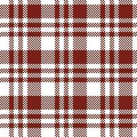 Scottish Tartan Plaid Seamless Pattern, Abstract Check Plaid Pattern. Traditional Scottish Woven Fabric. Lumberjack Shirt Flannel Textile. Pattern Tile Swatch Included. vector