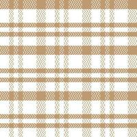 Plaid Pattern Seamless. Tartan Plaid Vector Seamless Pattern. Traditional Scottish Woven Fabric. Lumberjack Shirt Flannel Textile. Pattern Tile Swatch Included.