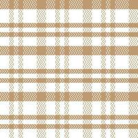 Plaid Pattern Seamless. Tartan Plaid Vector Seamless Pattern. Traditional Scottish Woven Fabric. Lumberjack Shirt Flannel Textile. Pattern Tile Swatch Included.