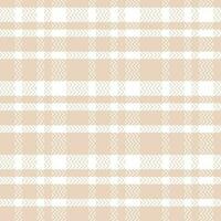 Tartan Plaid Seamless Pattern. Gingham Patterns. Traditional Scottish Woven Fabric. Lumberjack Shirt Flannel Textile. Pattern Tile Swatch Included. vector