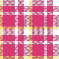 Tartan Plaid Vector Seamless Pattern. Classic Scottish Tartan Design. Traditional Scottish Woven Fabric. Lumberjack Shirt Flannel Textile. Pattern Tile Swatch Included.