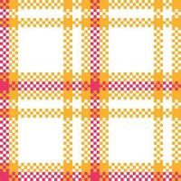 Tartan Plaid Pattern Seamless. Tartan Seamless Pattern. Template for Design Ornament. Seamless Fabric Texture. Vector Illustration