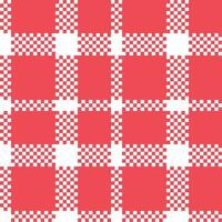 Tartan Plaid Pattern Seamless. Gingham Patterns. Traditional Scottish Woven Fabric. Lumberjack Shirt Flannel Textile. Pattern Tile Swatch Included. vector