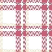 Tartan Plaid Pattern Seamless. Traditional Scottish Checkered Background. Template for Design Ornament. Seamless Fabric Texture. Vector Illustration