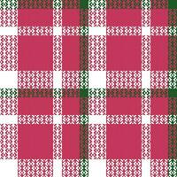 Tartan Plaid Vector Seamless Pattern. Tartan Seamless Pattern. Traditional Scottish Woven Fabric. Lumberjack Shirt Flannel Textile. Pattern Tile Swatch Included.