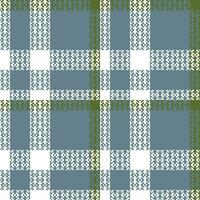 Tartan Plaid Vector Seamless Pattern. Abstract Check Plaid Pattern. Traditional Scottish Woven Fabric. Lumberjack Shirt Flannel Textile. Pattern Tile Swatch Included.