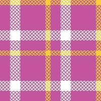 Tartan Plaid Pattern Seamless. Traditional Scottish Checkered Background. Traditional Scottish Woven Fabric. Lumberjack Shirt Flannel Textile. Pattern Tile Swatch Included. vector