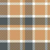 Plaids Pattern Seamless. Traditional Scottish Checkered Background. Traditional Scottish Woven Fabric. Lumberjack Shirt Flannel Textile. Pattern Tile Swatch Included. vector