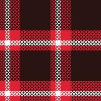 Plaid Pattern Seamless. Tartan Seamless Pattern Traditional Scottish Woven Fabric. Lumberjack Shirt Flannel Textile. Pattern Tile Swatch Included. vector