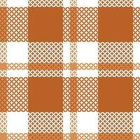 Plaid Pattern Seamless. Checker Pattern Traditional Scottish Woven Fabric. Lumberjack Shirt Flannel Textile. Pattern Tile Swatch Included. vector