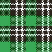 Plaid Pattern Seamless. Abstract Check Plaid Pattern Flannel Shirt Tartan Patterns. Trendy Tiles for Wallpapers. vector