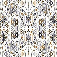 Tribal ethnic seamless striped pattern in Aztec style. Ikat geometric folk decor vector