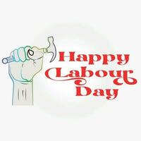 Happy Labour day vector