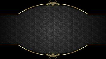 Luxury Abstract Background with golden element vector