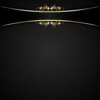 Luxury Abstract Background with golden element vector