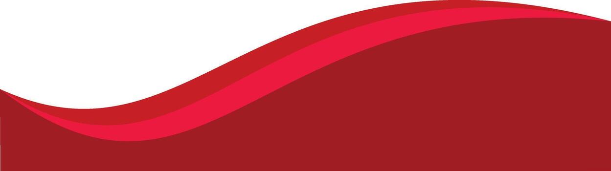 Curved Header and Footer Element vector