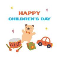 Children's day Gift vector