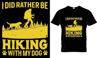 Hiking t-shirt design vector