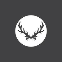 Deer Antlers Logo Template Illustration Design vector