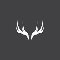 Deer Antlers Logo Template Illustration Design vector