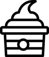 ice cream line icons for download vector