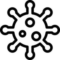 VIRUS LINE ICONS vector