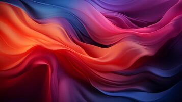 colorful wavy shape background with lines and curves, wallpaper card and banner, photo