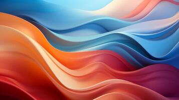 colorful wavy background with lines and curves, photo