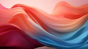 Abstract psychedelic papercut background, photo