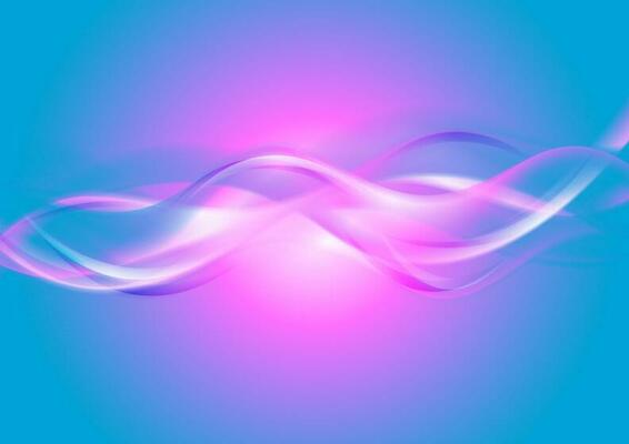 Pink and blue liquid abstract elegant waves background