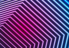Blue ultraviolet neon laser beam lines abstract background vector