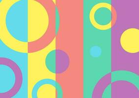 Abstract multicolored geometric minimal bright background vector