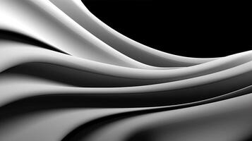 Black and white silver abstract background. Created with Generative AI photo