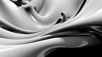 Black and white silver abstract background. Created with Generative AI photo