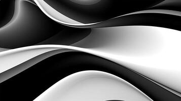 Black and white silver abstract background. Created with Generative AI photo