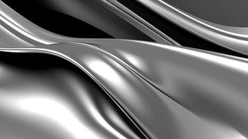 Black and white silver abstract background. Created with photo