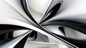 Black and white silver abstract background. Created with photo