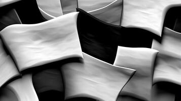 Black and white silver abstract background. Created with Generative AI photo