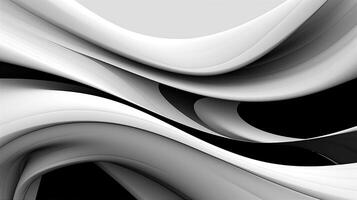 Black and white silver abstract background. Created with Generative AI photo