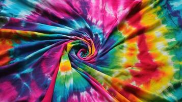 tie dye pattern with realistic inspired material, ai generated image photo