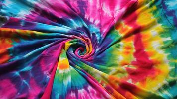 tie dye pattern with realistic inspired material, image photo
