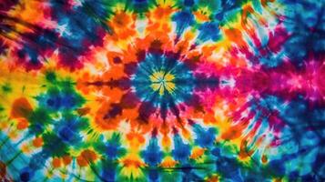 cool modern tie dye pattern illustration in colorful style, ai generated image photo