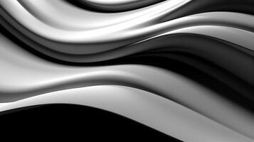 Black and white silver abstract background. Created with Generative AI photo