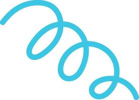 Squiggle Line Element vector