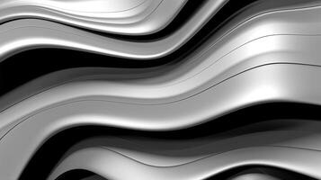 Black and white silver abstract background. Created with Generative AI photo