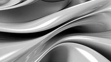 Black and white silver abstract background. Created with Generative AI photo