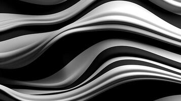 Black and white silver abstract background. Created with Generative AI photo