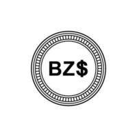 Belize Currency Symbol, Belize Dollar Icon, BZD Sign. Vector Illustration