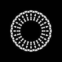 ornamental motivo patrón, artístico en forma de círculo, moderno contemporáneo mándala, para decoración, fondo, decoración o gráfico diseño elemento. vector ilustración